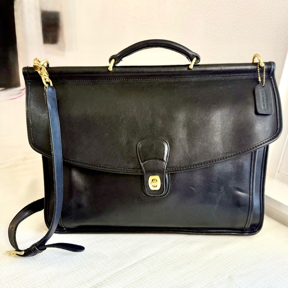 Coach Beckmann Leather Breifcase - Picture 1 of 10